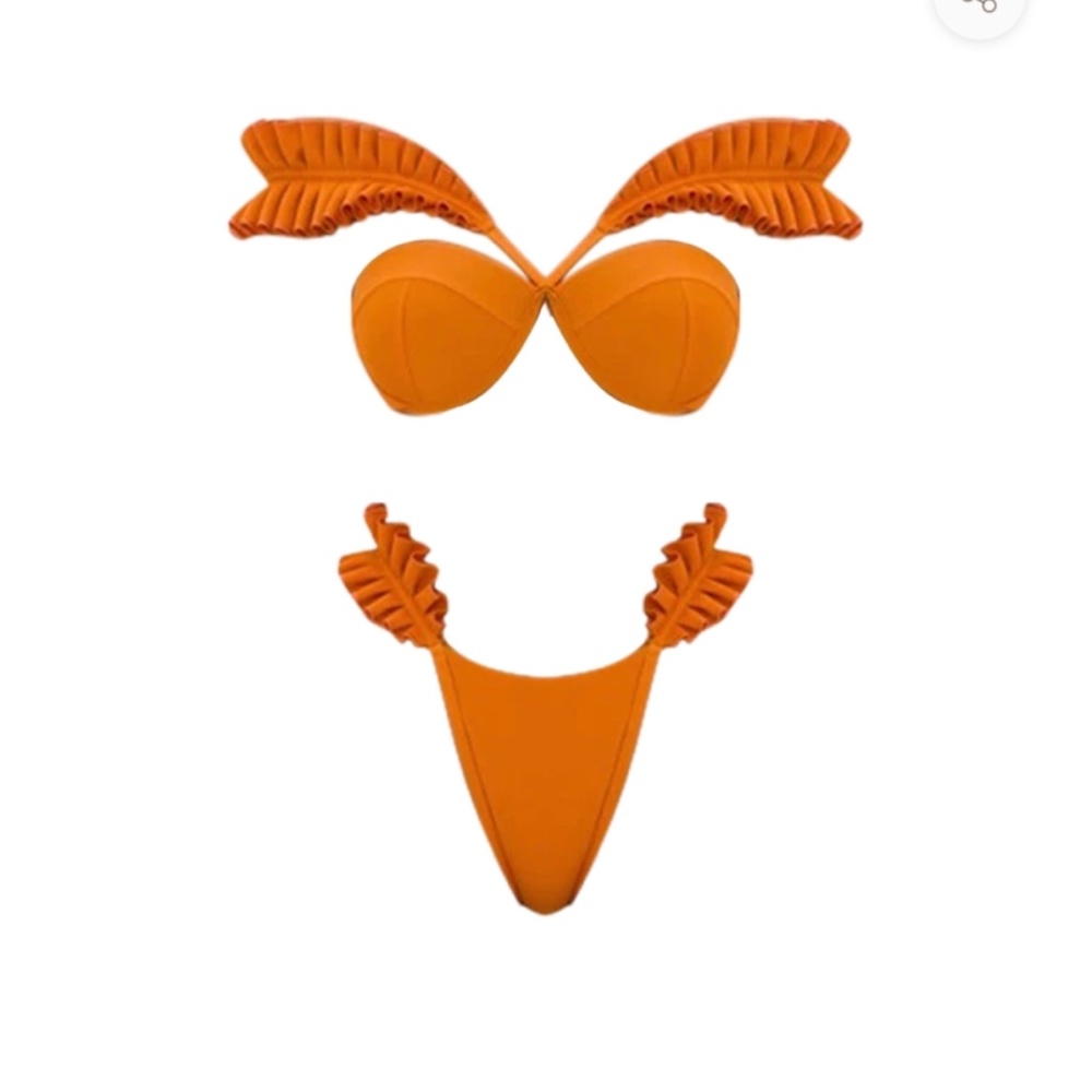 Andrea Iyamah MULAN ORANGE BIKINI